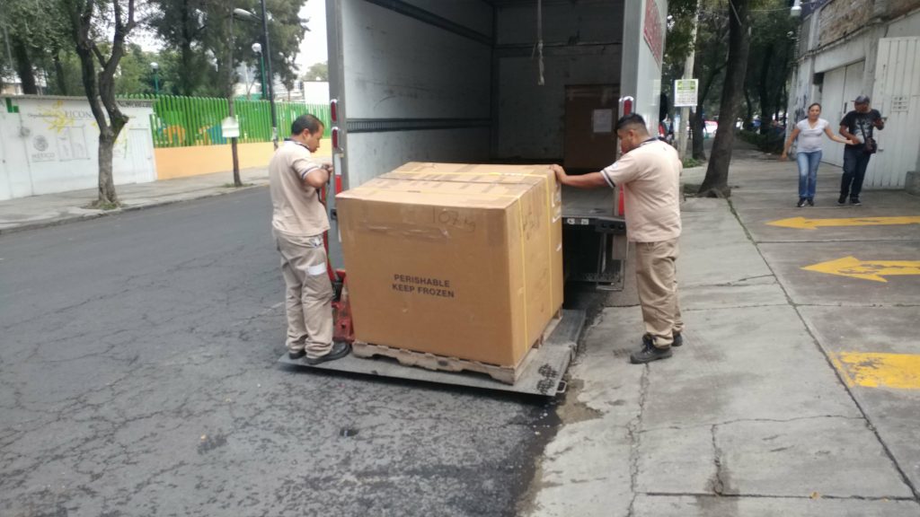 Everything is on the truck to Chiapas 
